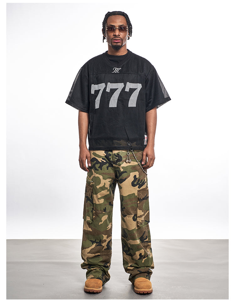 F3F Select 777 Numbering Printed Mesh Hockey Jersey Tee