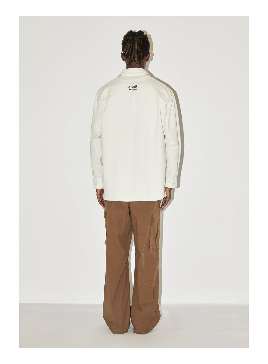 EMPTY REFERENCE Night Rose Print Long Sleeved Shirt