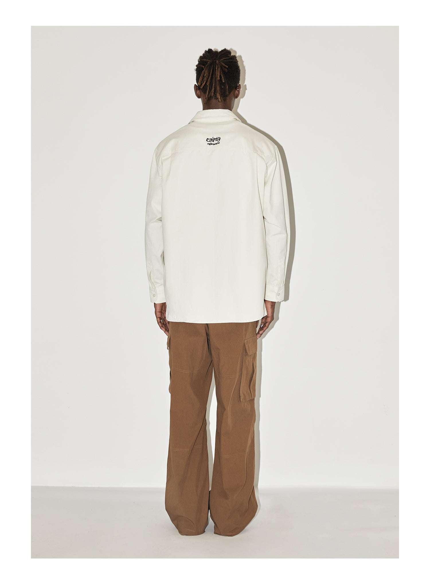 EMPTY REFERENCE Night Rose Print Long Sleeved Shirt