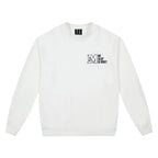 MEDM Logo Label Embroidered Suede Sweatshirt