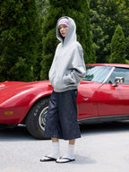 S45 Pearl Line Zip Up Hoodie