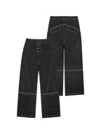 ANTIDOTE 3D Cut Stitched Denim Jeans