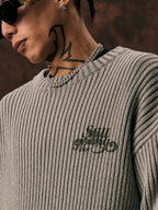 1807 Pit Stripe Vintage Knit Sweater