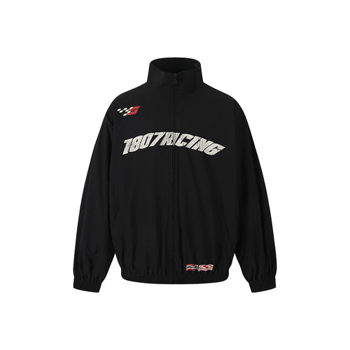 1807 Vintage Print Racing Track Jacket