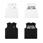 Small Town Kid Logo Print Sleeveless Tee