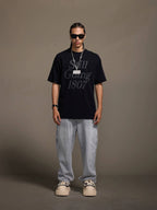 1807 Still Going Glitter Print Short Sleeve Tee