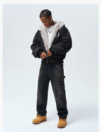 MEDM Fur-Lined Hooded Jacket