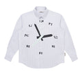 EMPTY REFERENCE Striped Clock Long Sleeve Shirt