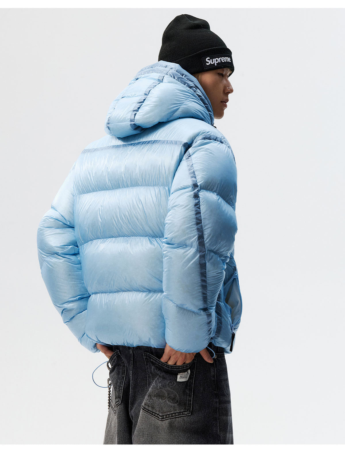 MEDM Hooded Sheer Down Jacket