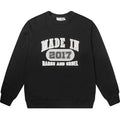Harsh and Cruel Retro Theme Round Neck Sweatshirts