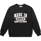 Harsh and Cruel Retro Theme Round Neck Sweatshirts