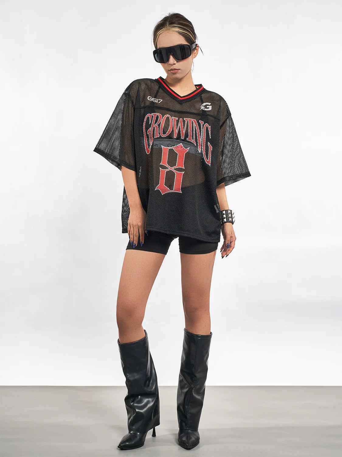 F3F Select 8 Letter Print Mesh Hockey Jersey