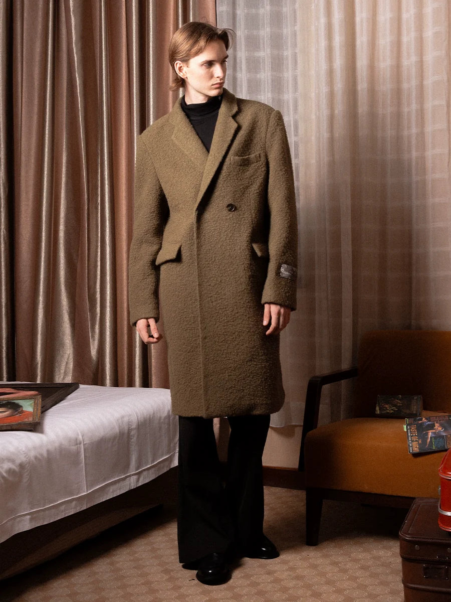 SOD Co. Double Breasted Wool Coat
