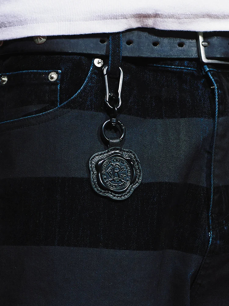 Remedy Metal Wax Seal Keychain Charm