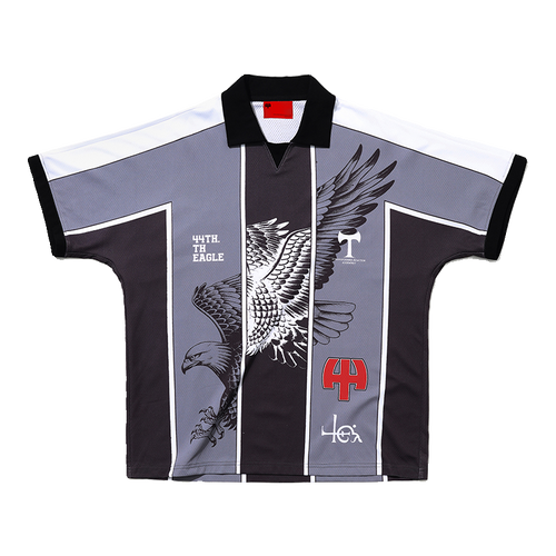 4TRA Contrast Color Printed Soccer Jersey Polo