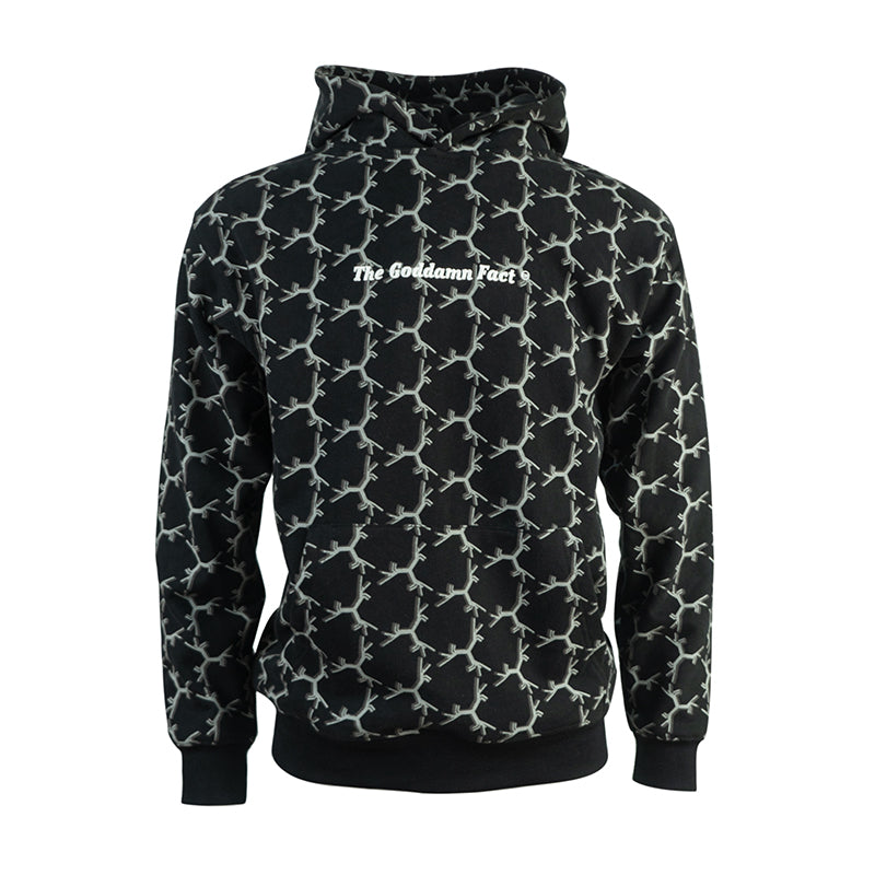 TGFCLUB Full Print Embroidered Hoodie