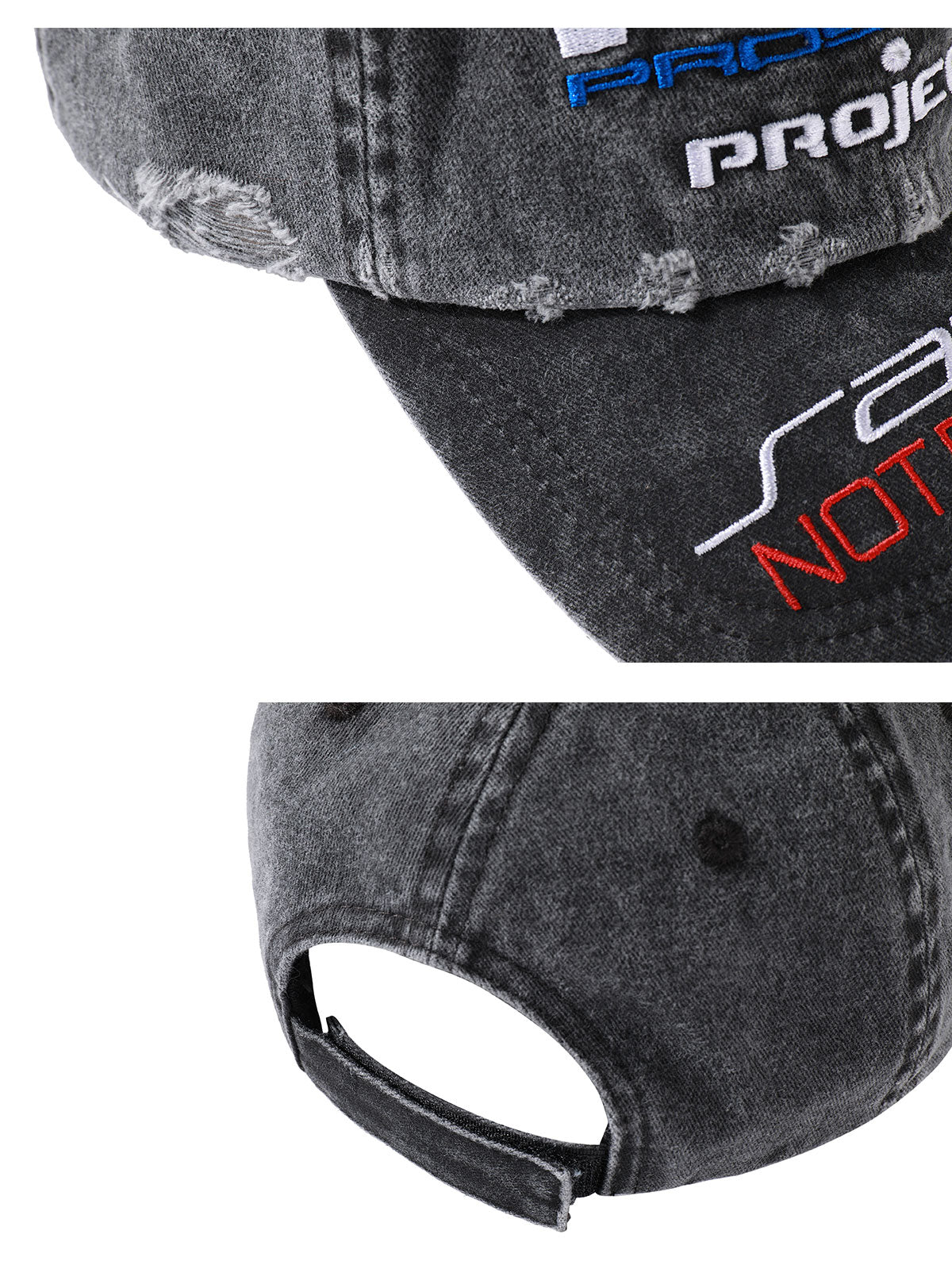 NOVACAM Distressed NOV Logo Embroidered Dad Hat
