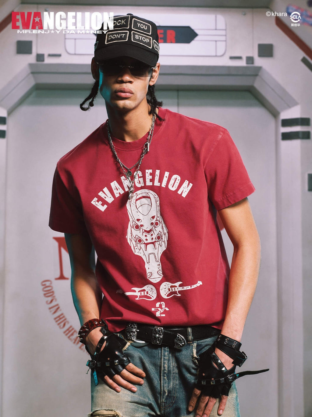 MEDM x EVA NEVER END Washed Unit Graphic Tee