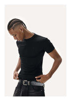 KARMANISTIC Quick Dry Stretch Fit Logo Embroidered Workout Tee