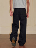 YADcrew Double Floral Buckle Belted Flared Pants