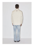 EMPTY REFERENCE Line Drawing Doberman Print Long Sleeved Shirt