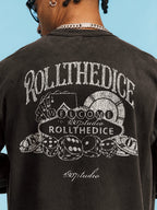 1807 Dice Old Print Aged Long Sleeve Tee