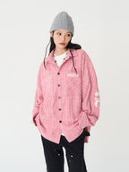 Harsh and Cruel Gothic Logo Flannel Shirt