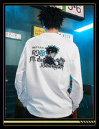 MEDM × Jujutsu Kaisen Character Print Embroidered Long Sleeve Tee
