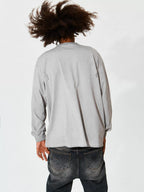 KARMANISTIC Standard Logo Washed Distressed Long Sleeve Tee