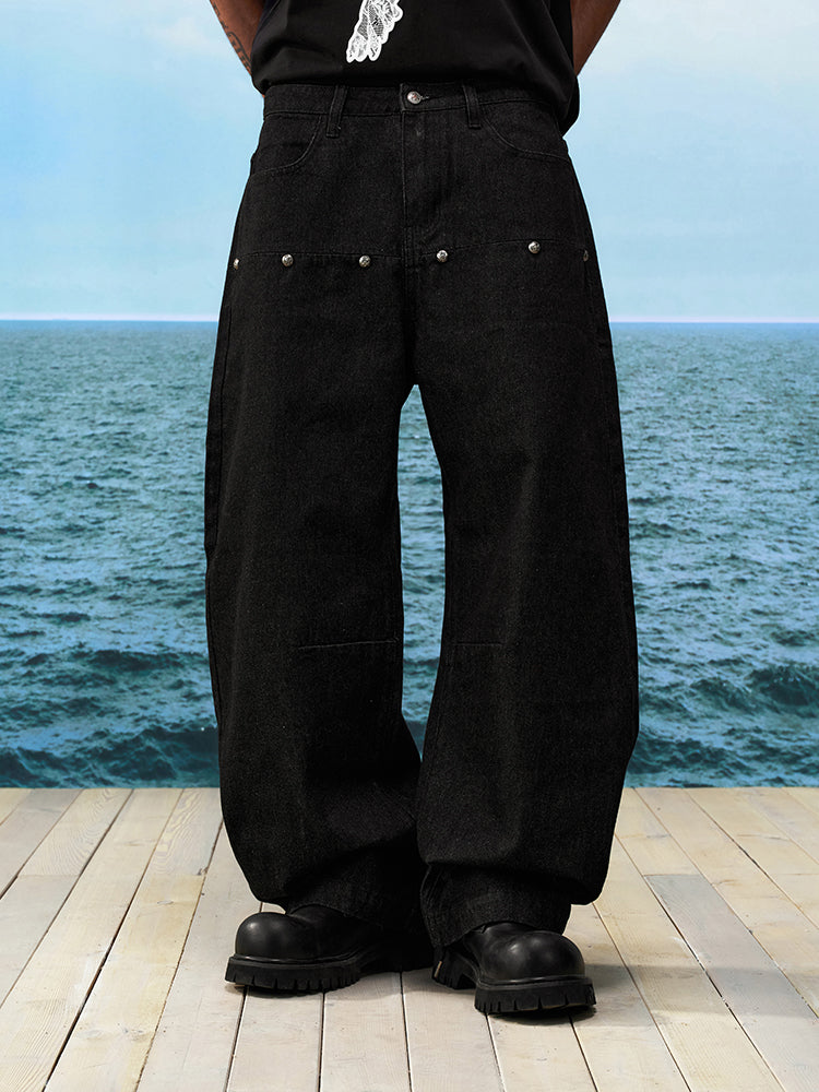 YADcrew Rivet Black Original Jeans