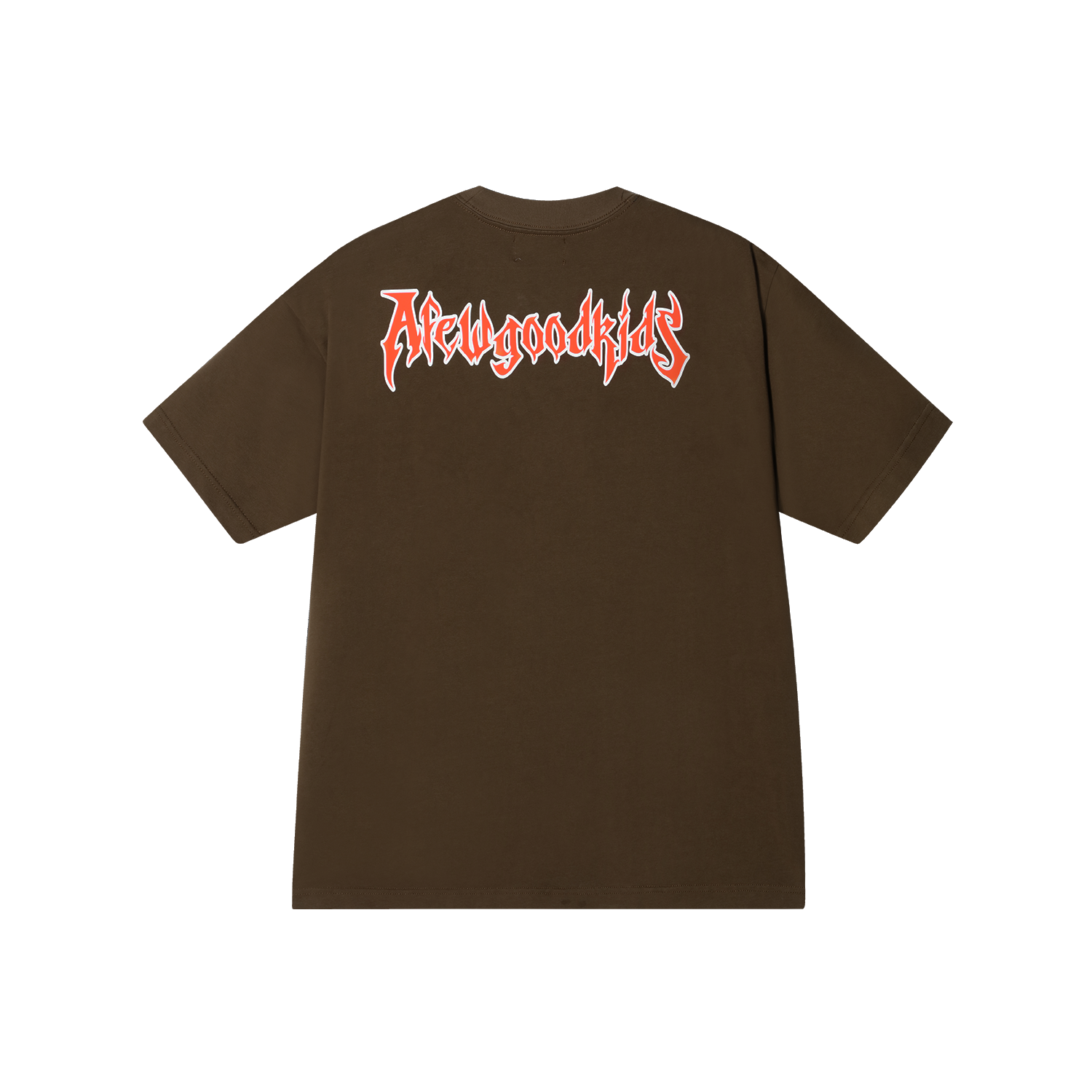 AFGK Metal Music Embroidered Label Printed Tee