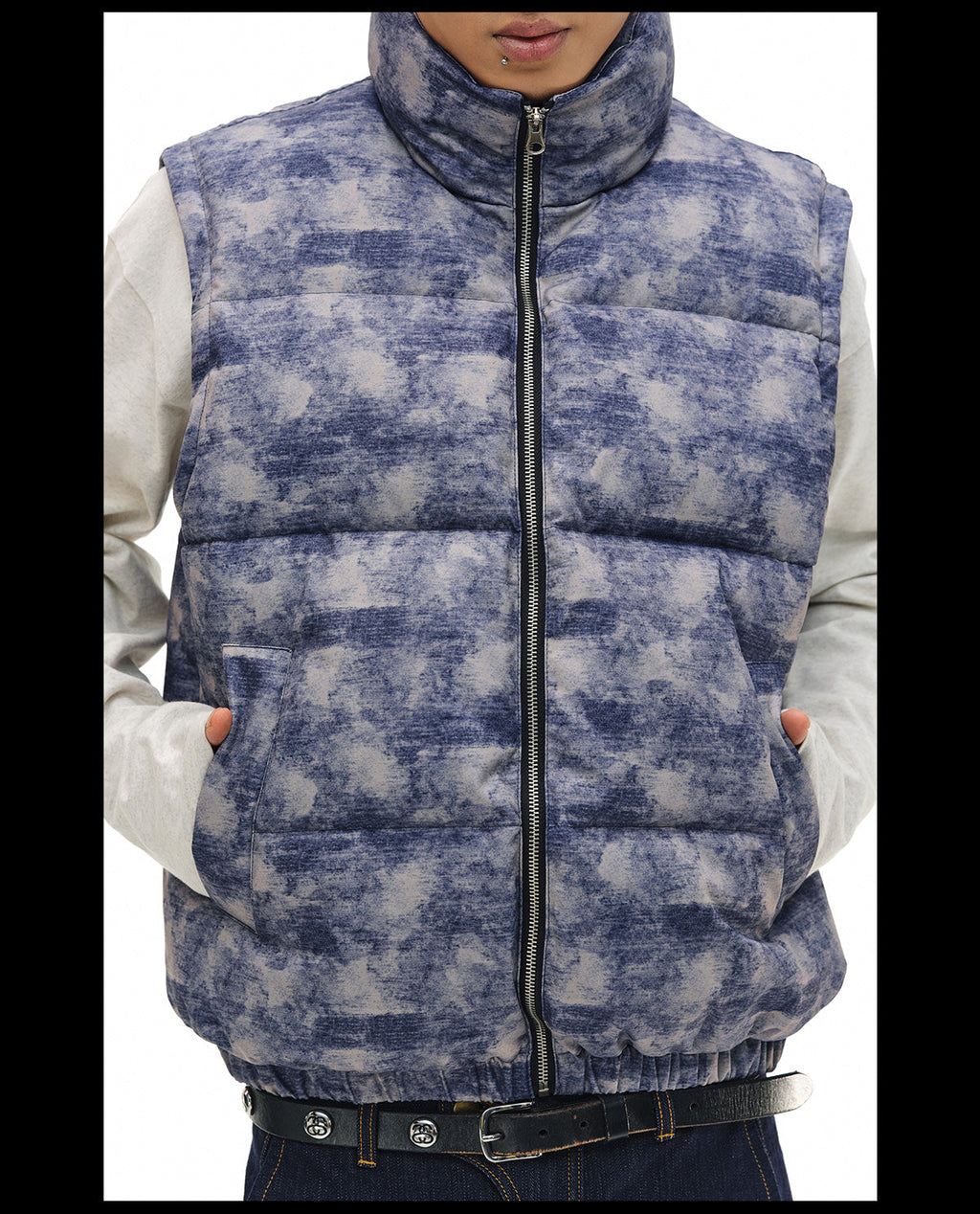 NOVACAM Digital Print Puffer Vest