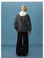 MEDM Layered Look Color Block Hoodie
