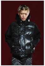Remedy Cracked Design Puffer Vest