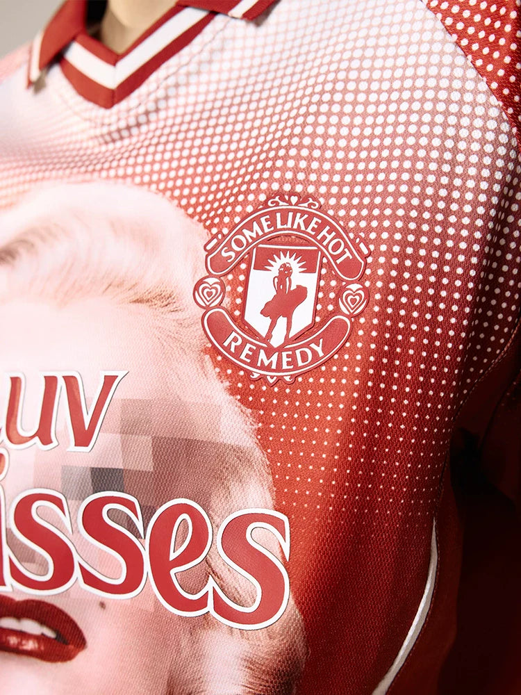 Remedy Luv & Kisses Soccer Jersey Polo Shirt