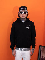 TGFCLUB 223 Embroidered Removable Zip Panel Hoodie