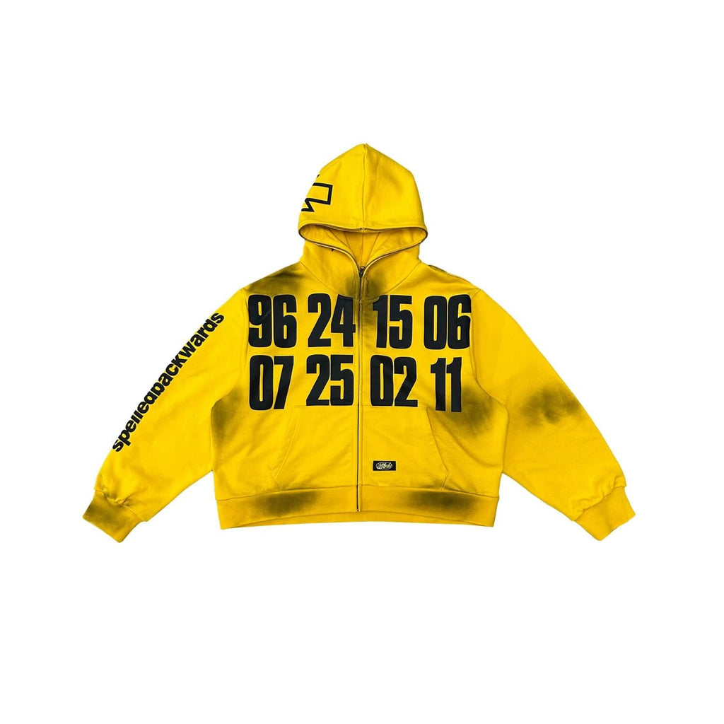 EVETS Old Dirty Graphic Zip Up Hoodie