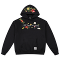 MEDM Colorful Floral Embroidered Hoodie