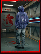 MEDM x EVA Evangelion Washed Zip-Up Hoodie