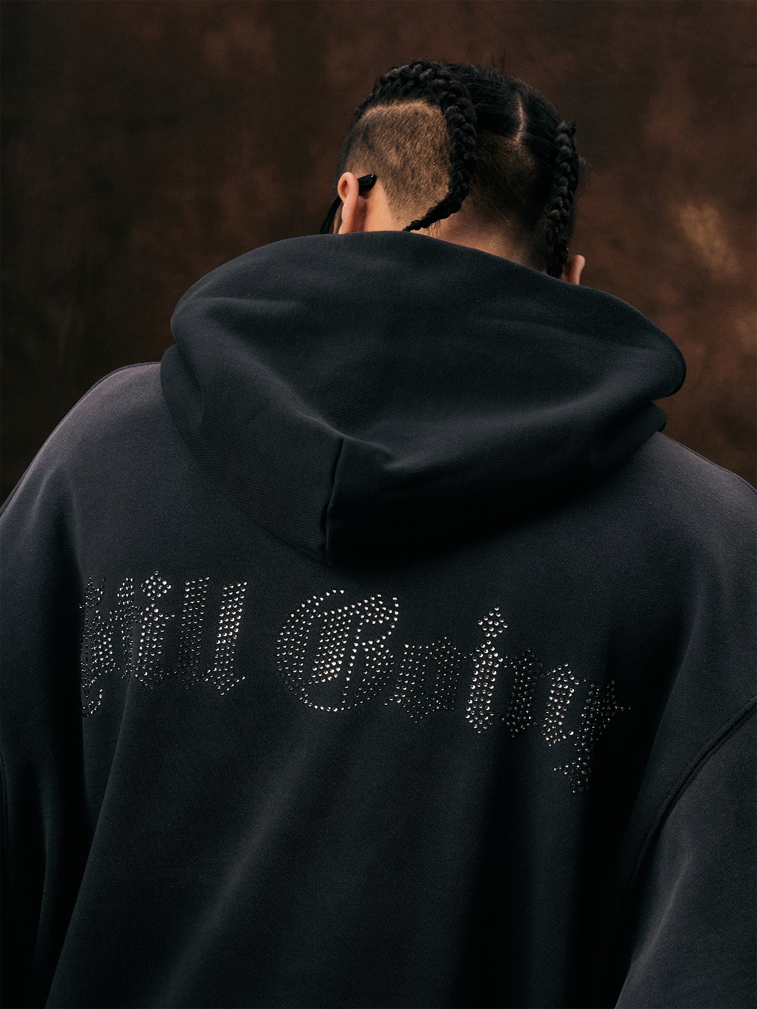 1807 Logo Rhinestone Hoodie