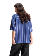 F3F Select Striped Mesh V Neck Short Sleeve Soccer Jersey