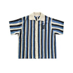 EMPTY REFERENCE Striped Woven Short Sleeve Shirt