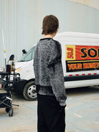 SOD Co. Rock Reverse Printed Knit Sweater