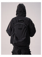 Remedy Backpack Design Hooded Windbreaker Jacket