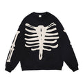 Patch Skeleton Sweatshirts
