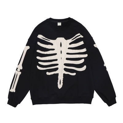 Patch Skeleton Sweatshirts
