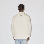 EMPTY REFERENCE Line Drawing Doberman Print Long Sleeved Shirt