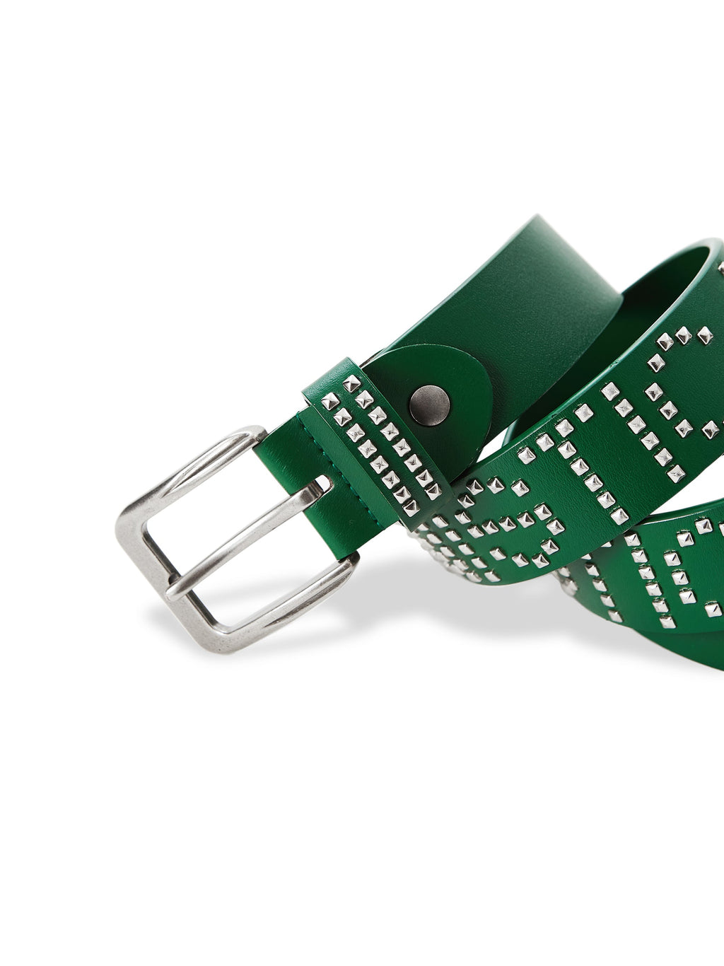 KARMANISTIC Punk Studded Logo Belt