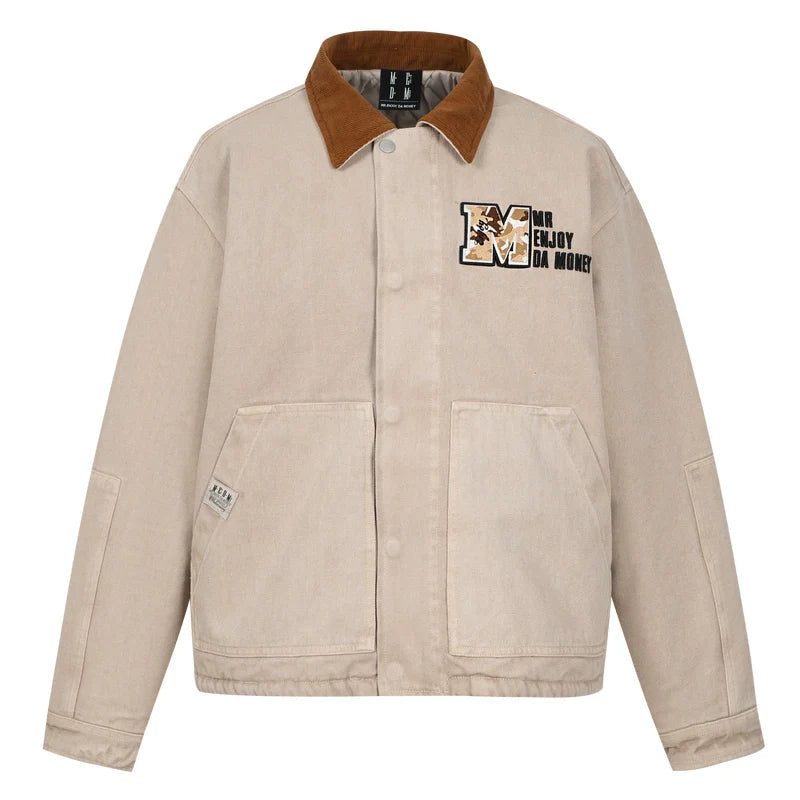 MEDM Camouflage Velcro Patch Detroit Jacket