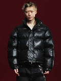 Remedy Cracked Design Puffer Jacket